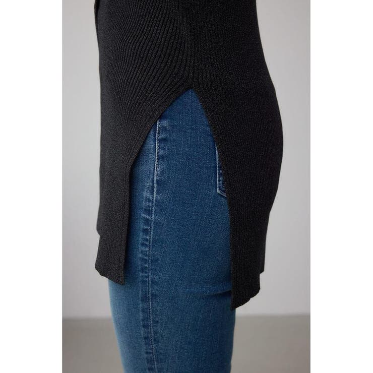Vネックリブニットカーディガン | AZUL BY MOUSSY | 詳細画像12 