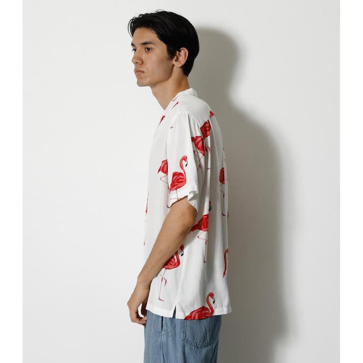 FLAMINGO PATTERN SHIRT