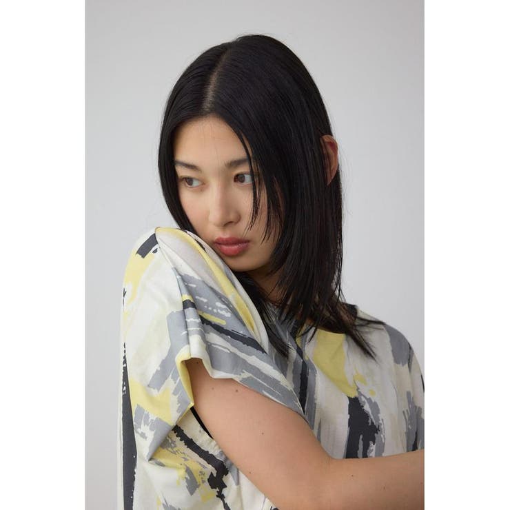 C/Tシャーベットフレアスリーブトップス | AZUL BY MOUSSY | 詳細画像2 