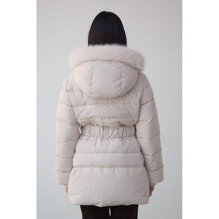 VENUS フードファーベルト付ミドルダウンコート | AZUL BY MOUSSY | 詳細画像7 