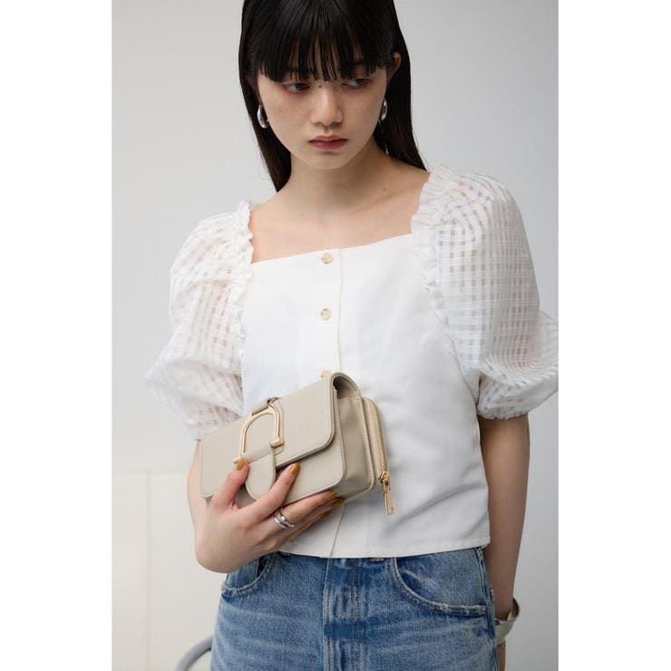 フェイクレザーメタルパーツウォレットバッグ | AZUL BY MOUSSY | 詳細画像24 