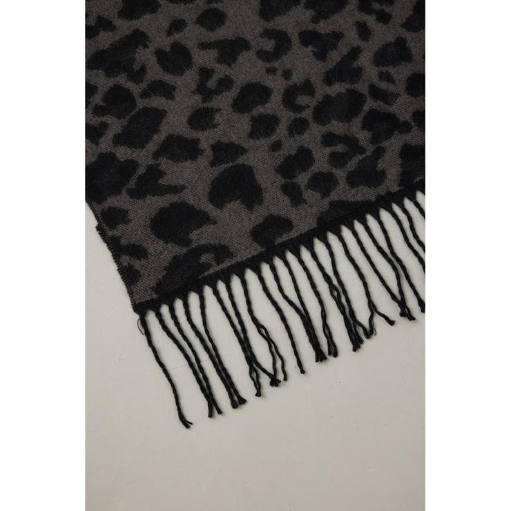 AZUL レオパード柄 マフラー　着画あり LEOPARD STOLE/レオパードストール（ストール/ショール）｜AZUL