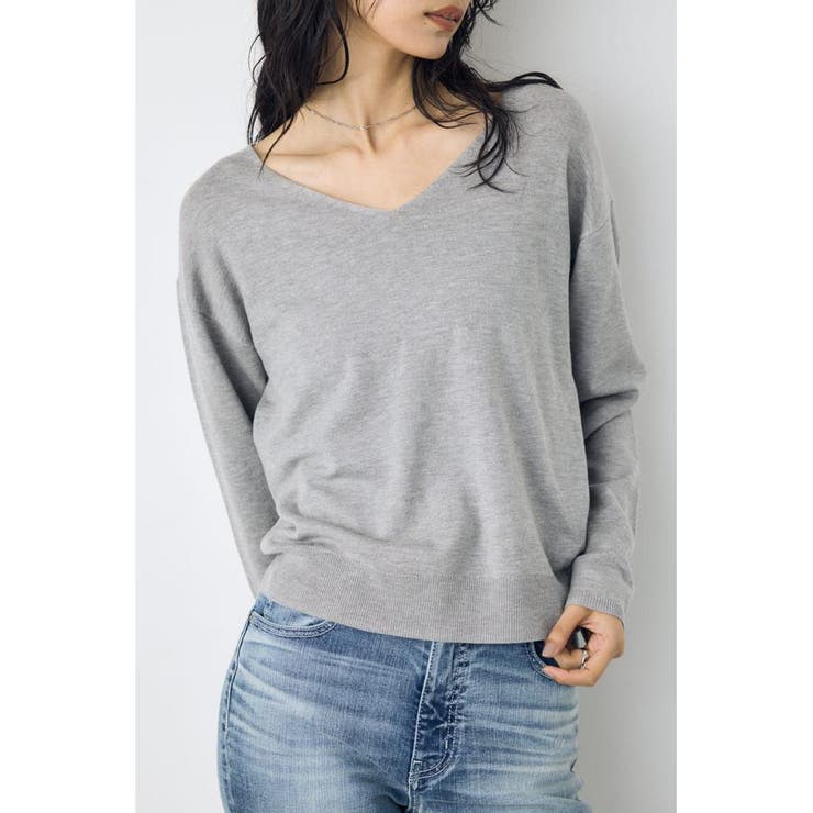 格上げ２WAYネックニット | AZUL BY MOUSSY | 詳細画像30 