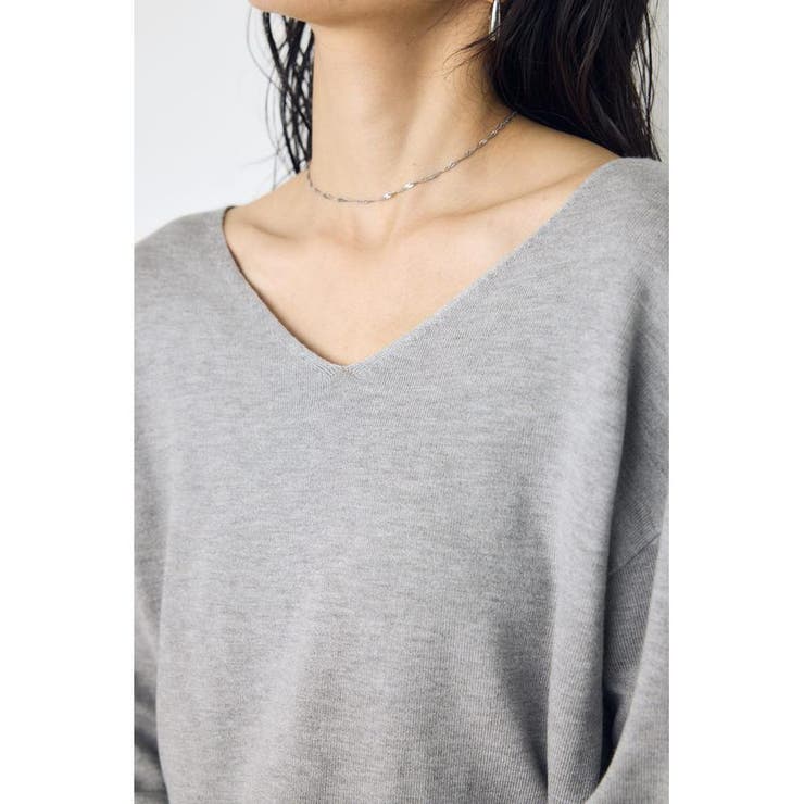 格上げ２WAYネックニット | AZUL BY MOUSSY | 詳細画像35 