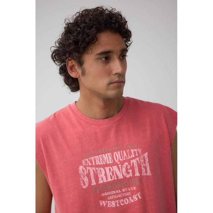 ピグメントグラフィックノースリーブトップス | AZUL BY MOUSSY | 詳細画像22 