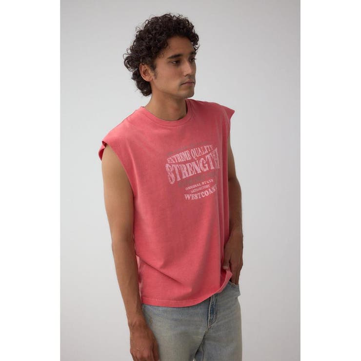 ピグメントグラフィックノースリーブトップス | AZUL BY MOUSSY | 詳細画像23 