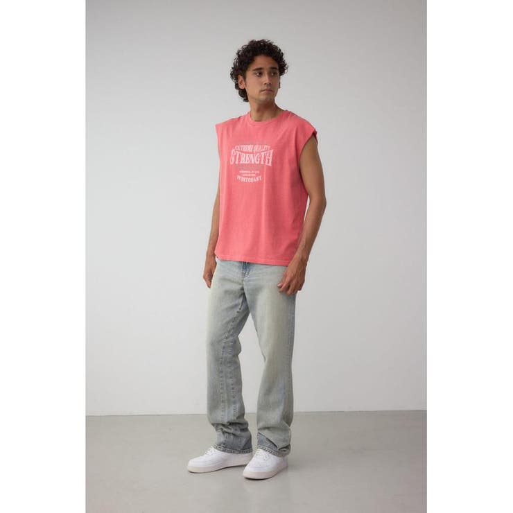 ピグメントグラフィックノースリーブトップス | AZUL BY MOUSSY | 詳細画像24 