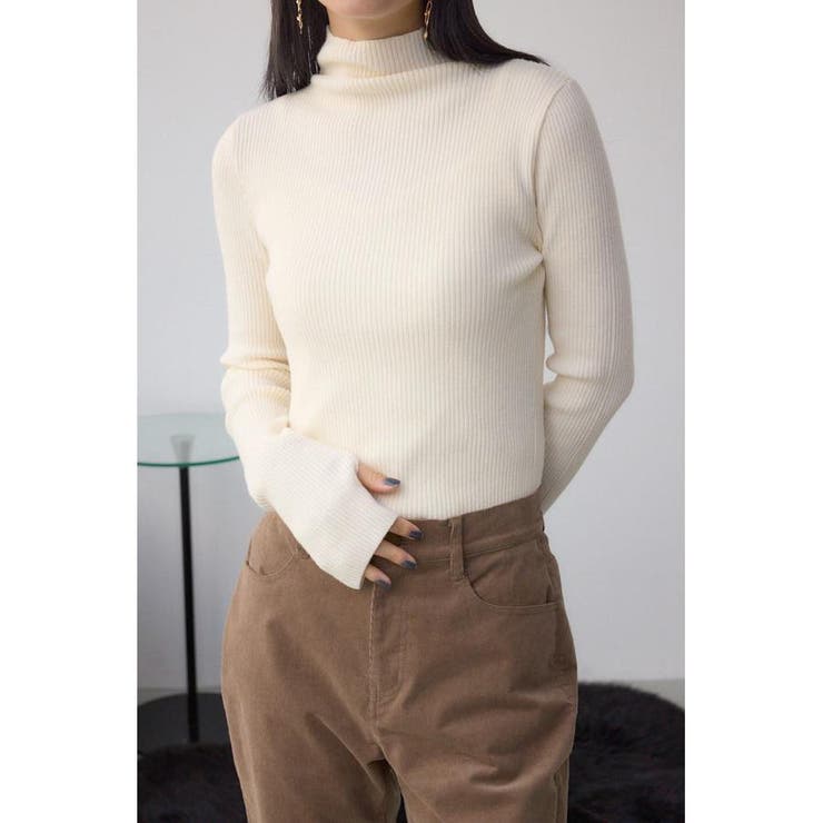 サムホールリブニットトップス | AZUL BY MOUSSY | 詳細画像1 