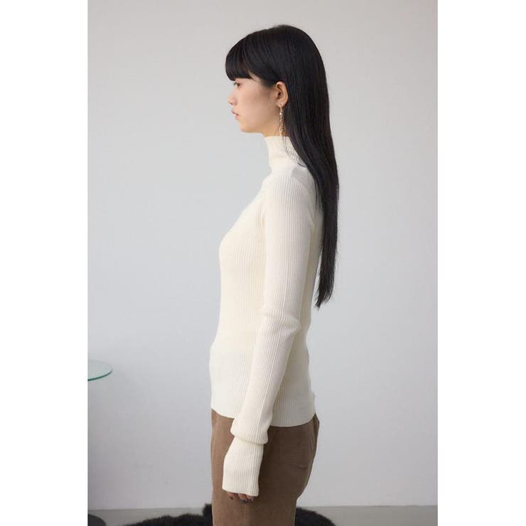 サムホールリブニットトップス | AZUL BY MOUSSY | 詳細画像6 