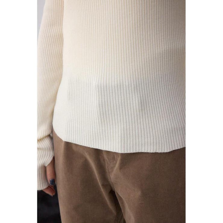 サムホールリブニットトップス | AZUL BY MOUSSY | 詳細画像10 