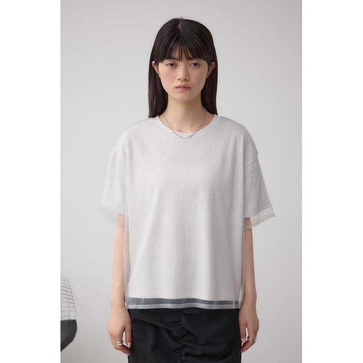 チュールアソートTシャツ | AZUL BY MOUSSY | 詳細画像32 