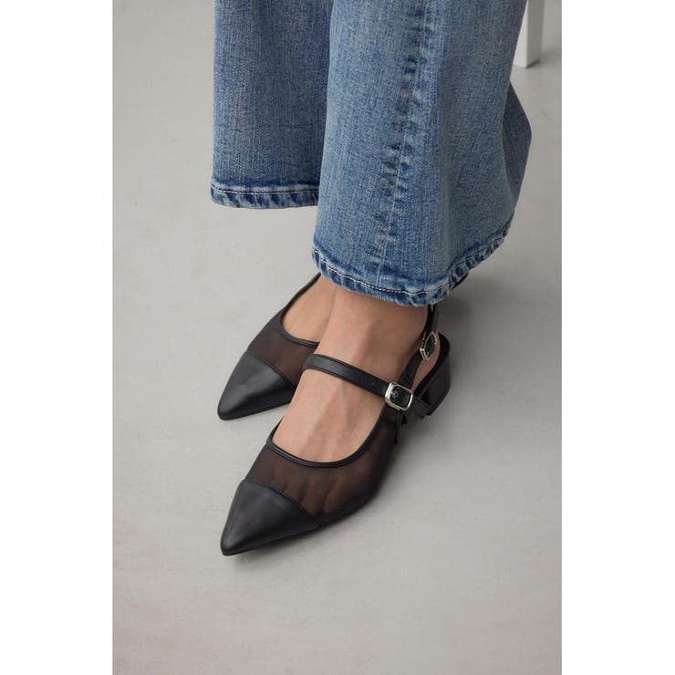 BLK | ベルテッドシアーパンプス | AZUL BY MOUSSY