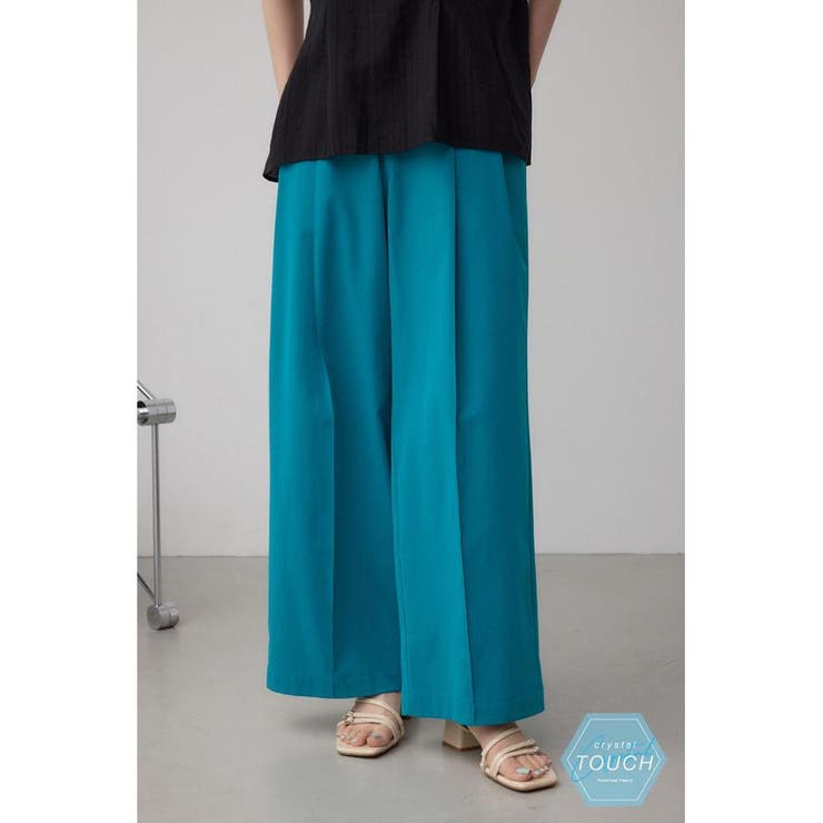 BLU | C/T撥水タックワイドパンツ | AZUL BY MOUSSY