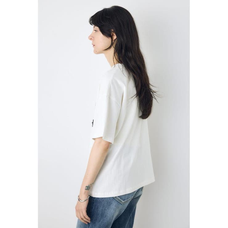 カスレプリントTシャツ | AZUL BY MOUSSY | 詳細画像4 