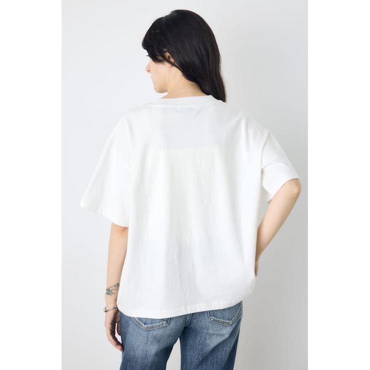 カスレプリントTシャツ | AZUL BY MOUSSY | 詳細画像5 