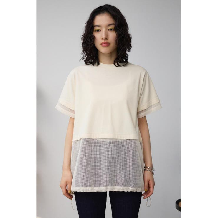 Chesty - 【新品】2014SS♡気球柄トップス メッシュコンビドロストトップス[品番：AZLW0022134]｜AZUL BY