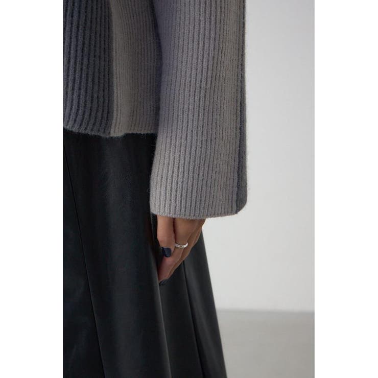 バイカラーハイネックニットトップス | AZUL BY MOUSSY | 詳細画像21 