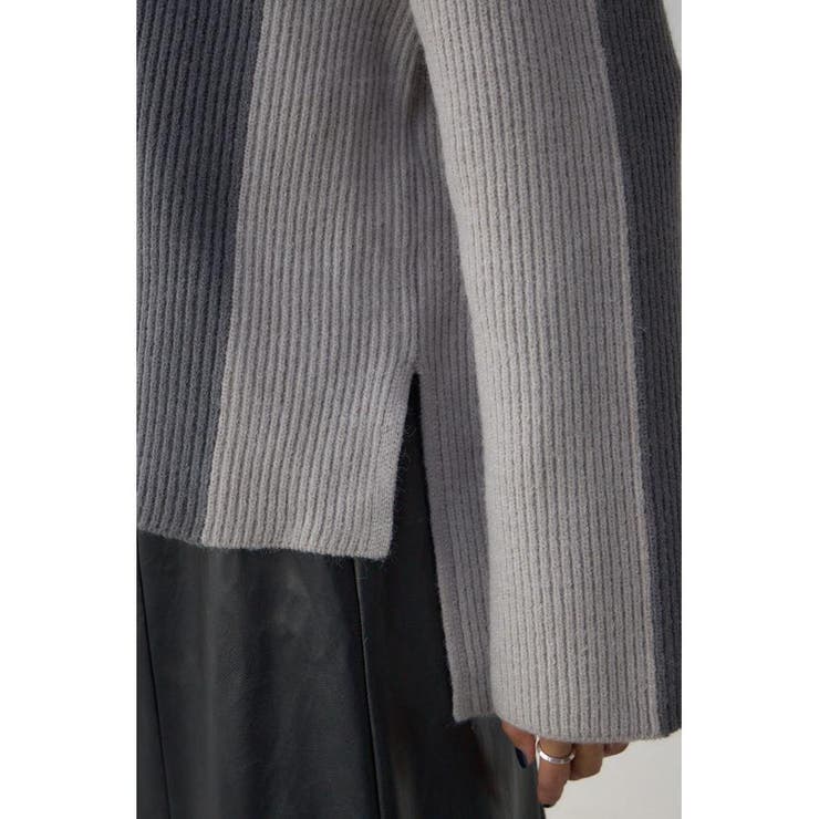 バイカラーハイネックニットトップス | AZUL BY MOUSSY | 詳細画像22 