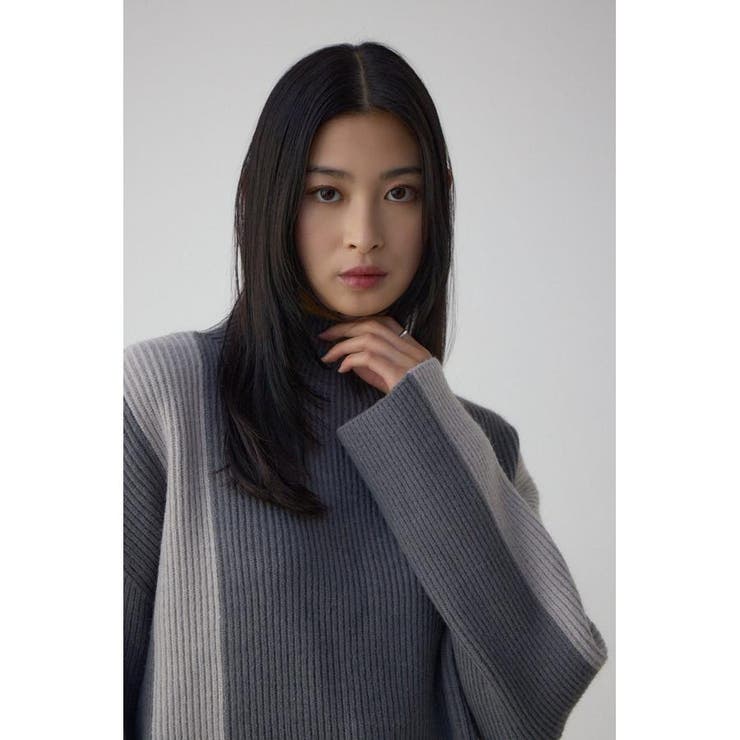 バイカラーハイネックニットトップス | AZUL BY MOUSSY | 詳細画像13 