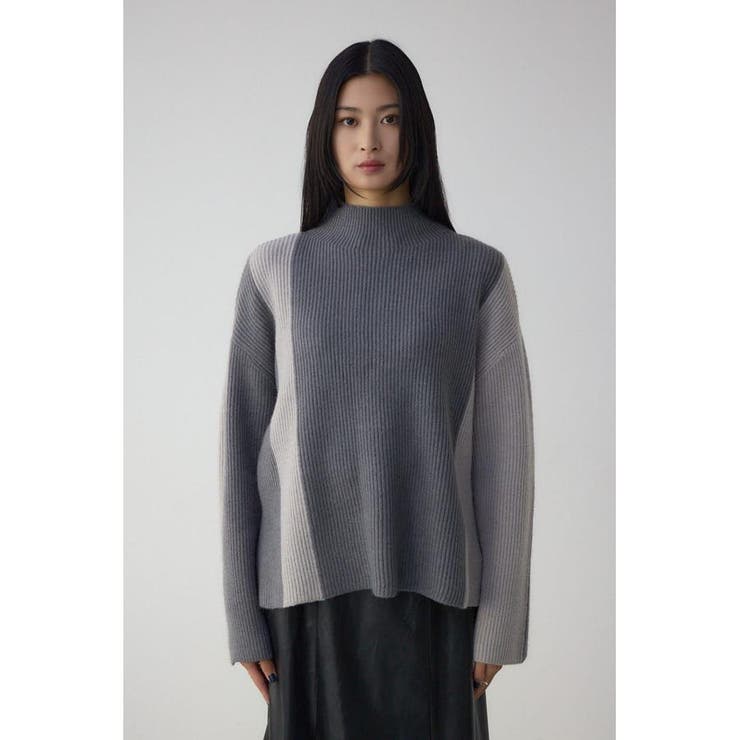 バイカラーハイネックニットトップス | AZUL BY MOUSSY | 詳細画像16 