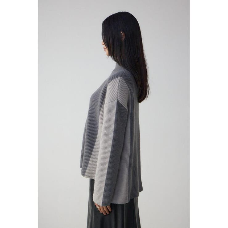 バイカラーハイネックニットトップス | AZUL BY MOUSSY | 詳細画像16 