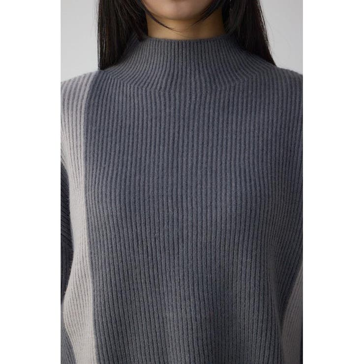 バイカラーハイネックニットトップス | AZUL BY MOUSSY | 詳細画像18 