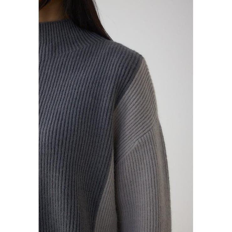バイカラーハイネックニットトップス | AZUL BY MOUSSY | 詳細画像19 