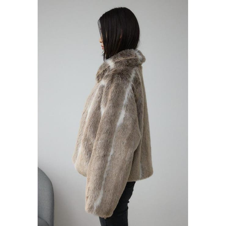ジップアップファーコート | AZUL BY MOUSSY | 詳細画像20