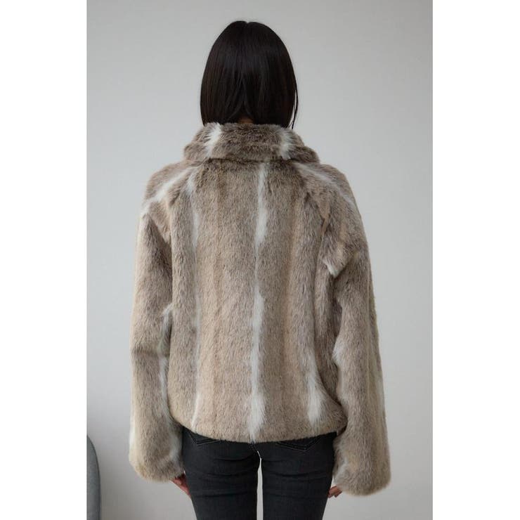 ジップアップファーコート | AZUL BY MOUSSY | 詳細画像21