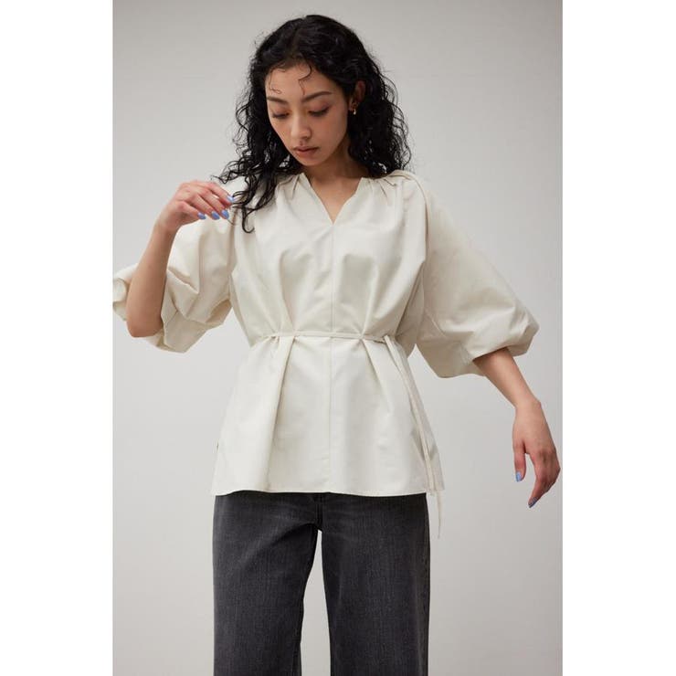 RELATECH GATHER BLOUSE | AZUL BY MOUSSY | 詳細画像3 