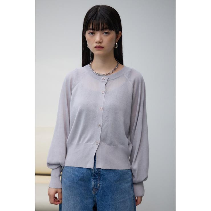 シアーニットカーディガン | AZUL BY MOUSSY | 詳細画像23 