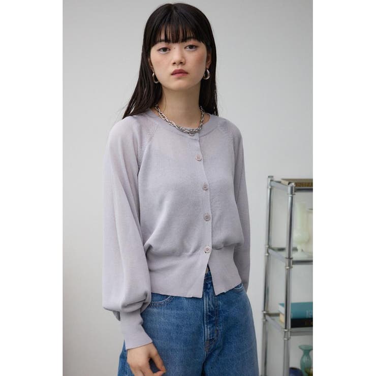 シアーニットカーディガン | AZUL BY MOUSSY | 詳細画像24 