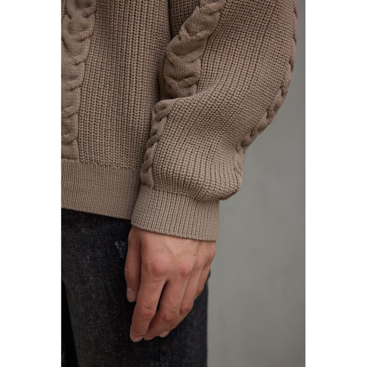 スポンディッシュケーブルカーディガン | AZUL BY MOUSSY | 詳細画像32 