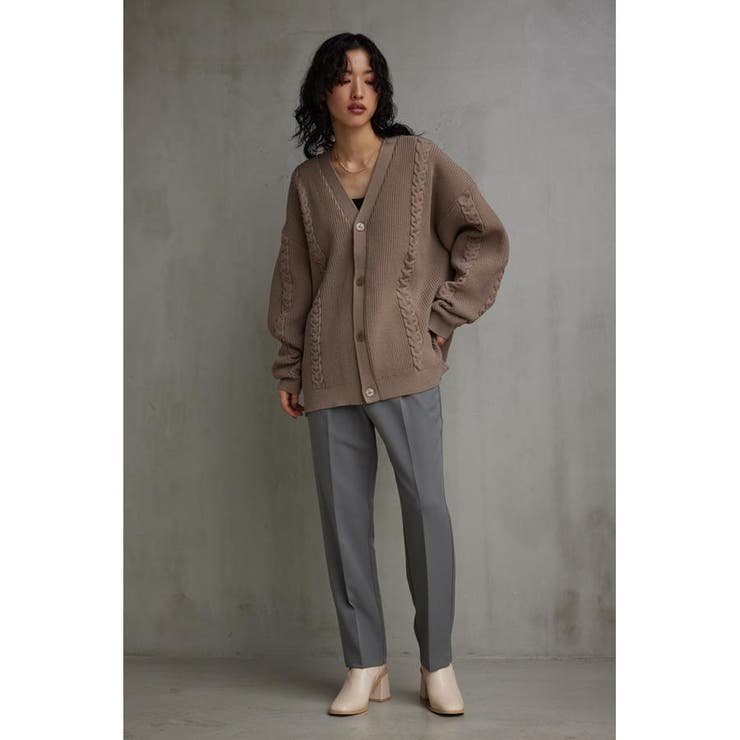 スポンディッシュケーブルカーディガン | AZUL BY MOUSSY | 詳細画像33 