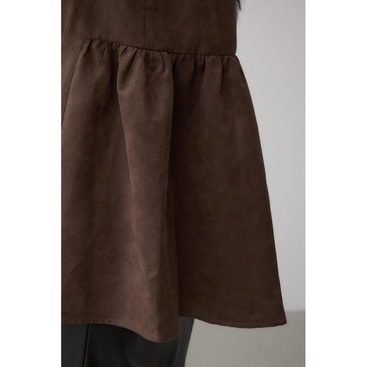 Vネックスエードギャザーベスト | AZUL BY MOUSSY | 詳細画像20 