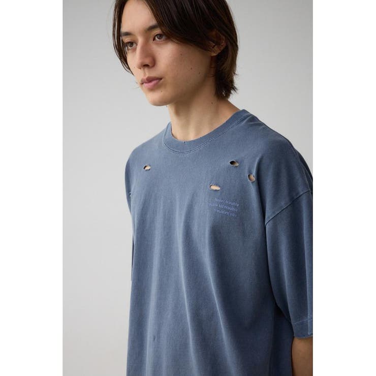 ピグメントダメージTシャツ | AZUL BY MOUSSY | 詳細画像31 
