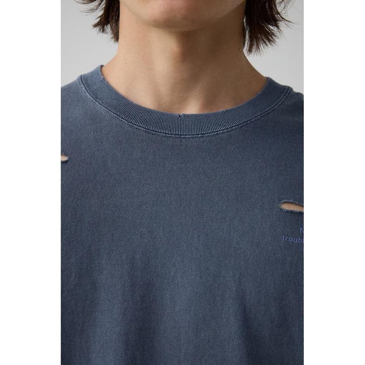 ピグメントダメージTシャツ | AZUL BY MOUSSY | 詳細画像37 