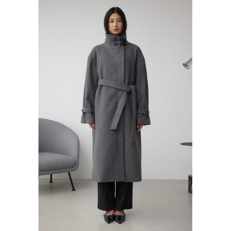 B-HEAT スタンドカラージップロングコート | AZUL BY MOUSSY | 詳細画像22 