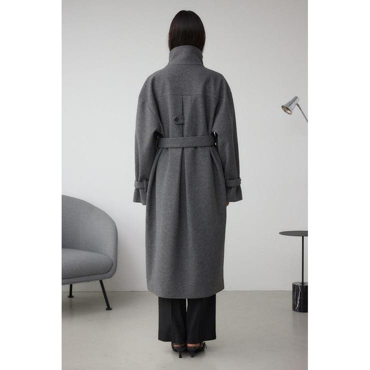 B-HEAT スタンドカラージップロングコート | AZUL BY MOUSSY | 詳細画像24 