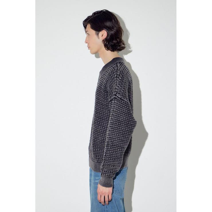 ヴィンテージウォッシュニットポロ | AZUL BY MOUSSY | 詳細画像6 