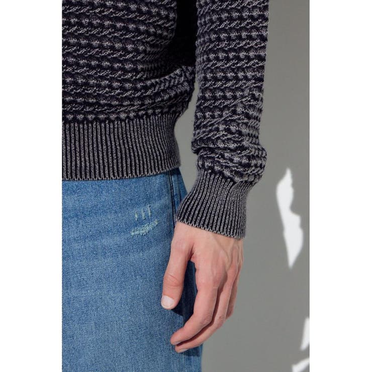 ヴィンテージウォッシュニットポロ | AZUL BY MOUSSY | 詳細画像10 