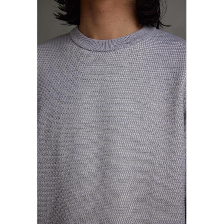 ハニカムベーシッククルーネックニット | AZUL BY MOUSSY | 詳細画像28 