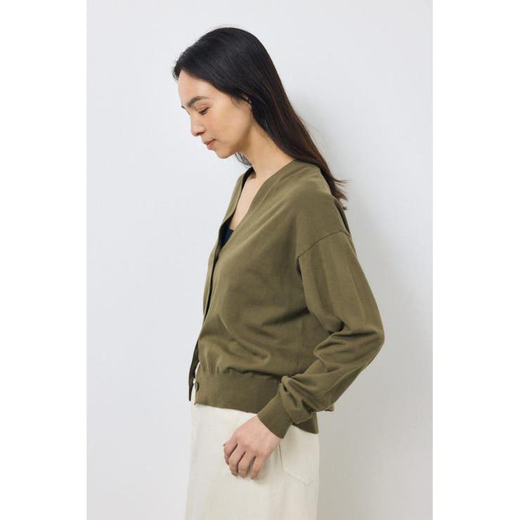 Vネックベーシックニットカーディガン | AZUL BY MOUSSY | 詳細画像19 