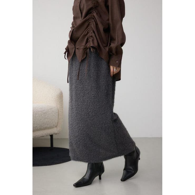 C.GRY | ラメシャギータイトスカート | AZUL BY MOUSSY