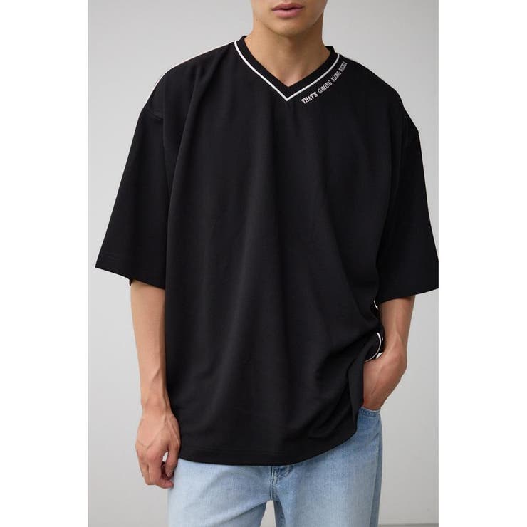 リップルパイピング刺繍T | AZUL BY MOUSSY | 詳細画像12 