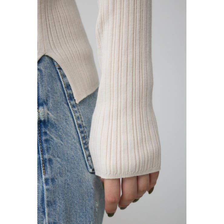 ランダムリブハイネックニットトップス | AZUL BY MOUSSY | 詳細画像10 
