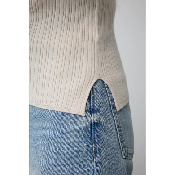 ランダムリブハイネックニットトップス | AZUL BY MOUSSY | 詳細画像11 