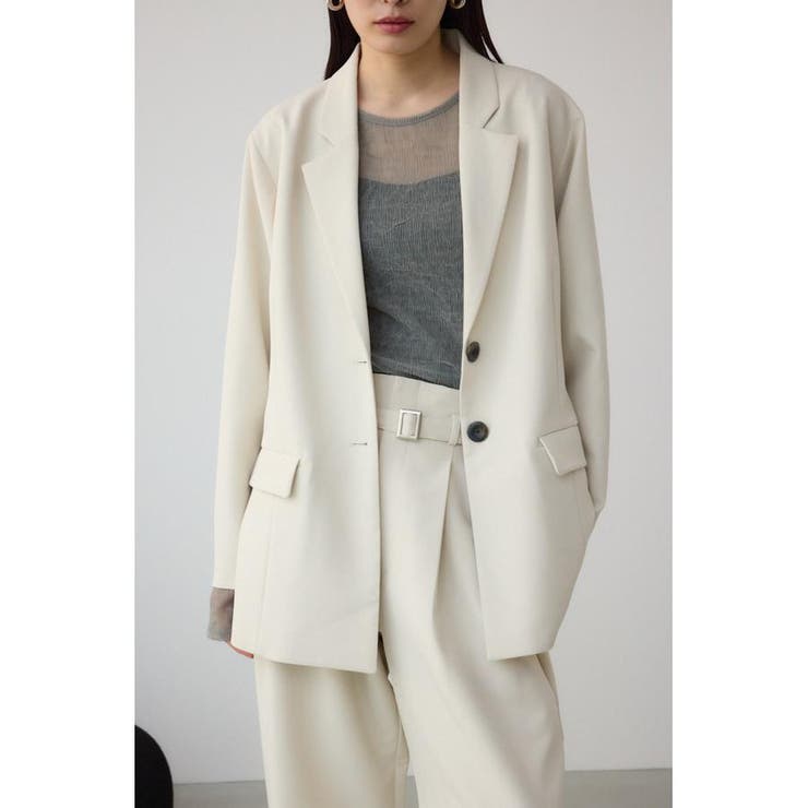 ベルト付きテーラードジャケット[品番：AZLW0023165]｜AZUL BY MOUSSY