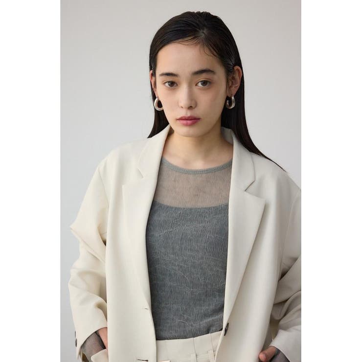 ベルト付きテーラードジャケット | AZUL BY MOUSSY | 詳細画像13 