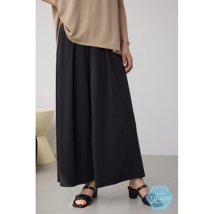 BLK | C/Tアイシーフィールタックワイドパンツ | AZUL BY MOUSSY